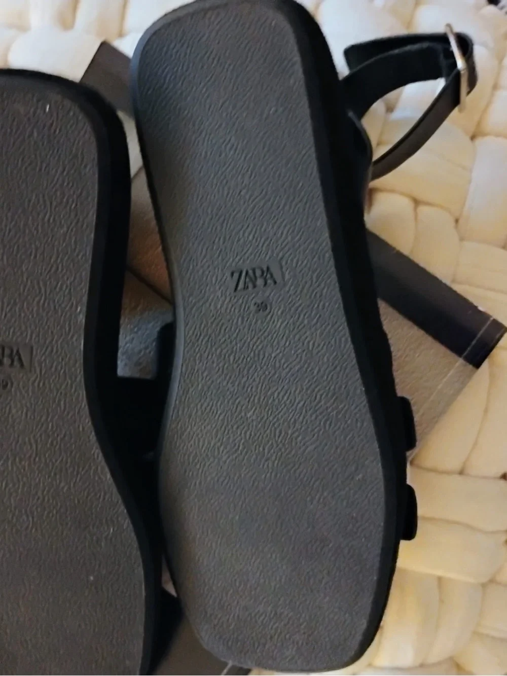 Black Zara Gladiator Sandals - Picture 2 of 4